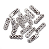 4-Hole Tibetan Style Alloy Spacer Bars A1110Y-NF-3