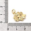 Brass Micro Pave Cubic Zirconia Pendants KK-A266-28G-3
