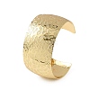 Hammered Brass Cuff Bangles for Women BJEW-A163-04A-G-3