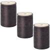 3 Rolls Flat Waxed Polyester Thread String YC-CL0001-02B-7