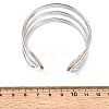 30MM 304 Stainless Steel 3-Strand Cuff Bangles for Women SA-CBA37BC-25P-5
