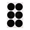 Flat Round Blank Wipe-off Die Reusable Waterproof PVC Adhesive Sticker DIY-I073-01-1