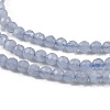 Natural Blue Lace Agate Beads Strands G-E411-12-3mm-01-3