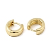 Brass Huggie Hoop Earrings EJEW-F260-04G-1-2