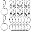 Alloy Swivel Lobster Claw Clasps FIND-SP0003-36-1