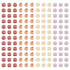 200Pcs 4 Styles Synthetic Red Netstone & Natural Lepidolite/Purple Mica Stone & Pink Aventurine & Rhodonite Beads G-TA0003-05C-3