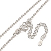 Brass Ball Chain Necklaces for Women NJEW-U011-12P-2