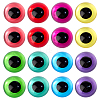 32Pcs 8 Colors Glass Craft Doll Eye DIY-PH0030-11-1