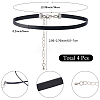 4Pcs Leather Choker Necklaces NJEW-SC0001-69-2