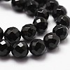 Natural Black Onyx Beads Strands X-G-D840-23-10mm-3