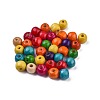Dyed Natural Wood Beads X-WOOD-Q006-10mm-M-LF-1