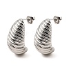 Non-Tarnish 304 Stainless Steel Stud Earrings for Women EJEW-G358-05P-1