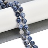 Natural Blue Spot Jasper Beads Strands G-G182-B31-03-2