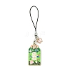 12Pcs 6 Style Japanese Style Enamel Omamori Blessing Decoration Phone Charms Strap HJEW-PH01770-2