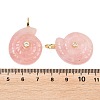 Natural Rose Quartz Pendants X-G-H353-02G-02-3