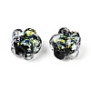 Handmade Foil Lampwork Beads Strands FOIL-T008-06C-3