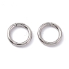 Non-Tarnish 304 Stainless Steel Open Jump Rings X-STAS-C040-01J-P-3