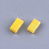 2-Hole Opaque Glass Seed Beads SEED-S023-28B-02-2