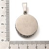 304 Stainless Steel Enamel Pendants STAS-Z110-08AS-3