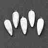 Natural Howlite Pointed Pendants G-F705-01M-P-1