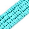 Handmade Polymer Clay Beads Strand CLAY-T021-01M-1