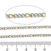 Two Tone 304 Stainless Steel Figaro Chains CHS-G050-04GP-2