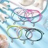 6Pcs 6 Colors Summer Beach Adjustable Nylon Braided Cord Bracelets BJEW-JB10458-2