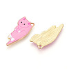 Alloy Enamel Pendants ENAM-N063-01-3