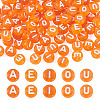100Pcs 5 Styles Transparent Acrylic Beads OACR-TA0003-46-1