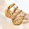 304 Stainless Steel Hoop Earrings for Women EJEW-L296-081G-2