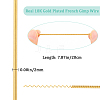 Rack Plating Copper French Wire KK-K247-01G-02-2
