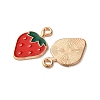 Fruits Alloy Enamel Pendants FIND-D304-03L-KCG-2