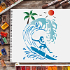 Large Plastic Reusable Drawing Painting Stencils Templates DIY-WH0202-235-6