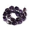 Natural Amethyst Beads Strands G-N362-07A-07-3