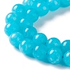 Natural White Jade Imitation Amazonite Beads Strands G-I299-F04-6mm-3