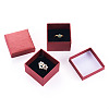 Shell Textured Paper Jewelry Ring Storage Gift Boxes CON-TAC0014-15A-4