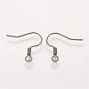 Brass Earring Hooks KK-Q363-B-NF-2