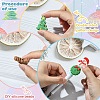 10Pcs 10 Styles Christmas Food Grade Eco-Friendly Silicone Focal Beads SIL-YW0001-30-5