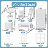 Olycraft 20pcs 9 styles Plastic Furniture Dollhouse Home Decorations DJEW-OC0001-45-2