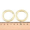Ring Brass Spring Gate Rings KK-C162-016G-3