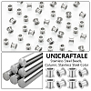 Unicraftale 100Pcs 303 Stainless Steel Beads STAS-UN0055-42-5