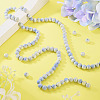 1 Strand Baking Paint Glass Beads Strands DGLA-TADJ0001-01B-4