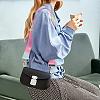 WADORN 2Pcs 2 Style Polyester & Nylon Adjustable Webbing Bag Straps FIND-WR0010-18-6