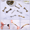 32Pcs 8 Styles Alloy Cord Ends HJEW-SC0003-08-6