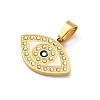 304 Stainless Steel Enamel Pendants STAS-H255-01A-G-2