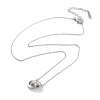 201 Stainless Steel Cable Chain Necklaces NJEW-L124-016P-2