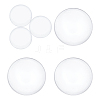 Olycraft 6Pcs 2 Style Door Knob Wall Shield Transparent Round Soft Rubber Wall Protector AJEW-OC0002-22-1