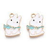 Alloy Enamel Pendants PALLOY-N170-035C-NR-2