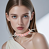Punk Rock Style Alloy Spiked Cone Rivet Imitation Leather Chocker Necklaces NJEW-WH20011-10P-03-6