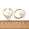 Round Brass Hoop Earrings EJEW-Z086-01G-5